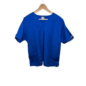 Blue Cherokee Scrub‎ Top Size Large